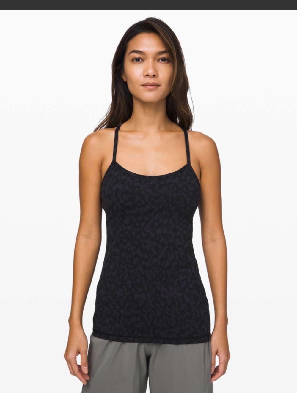 Lululemon Power Y Tank Animal Print
